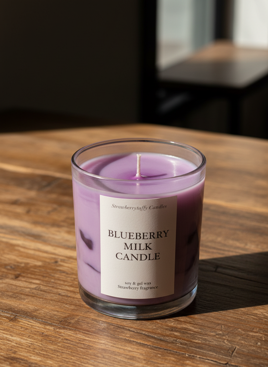 Blueberry Milk Candle