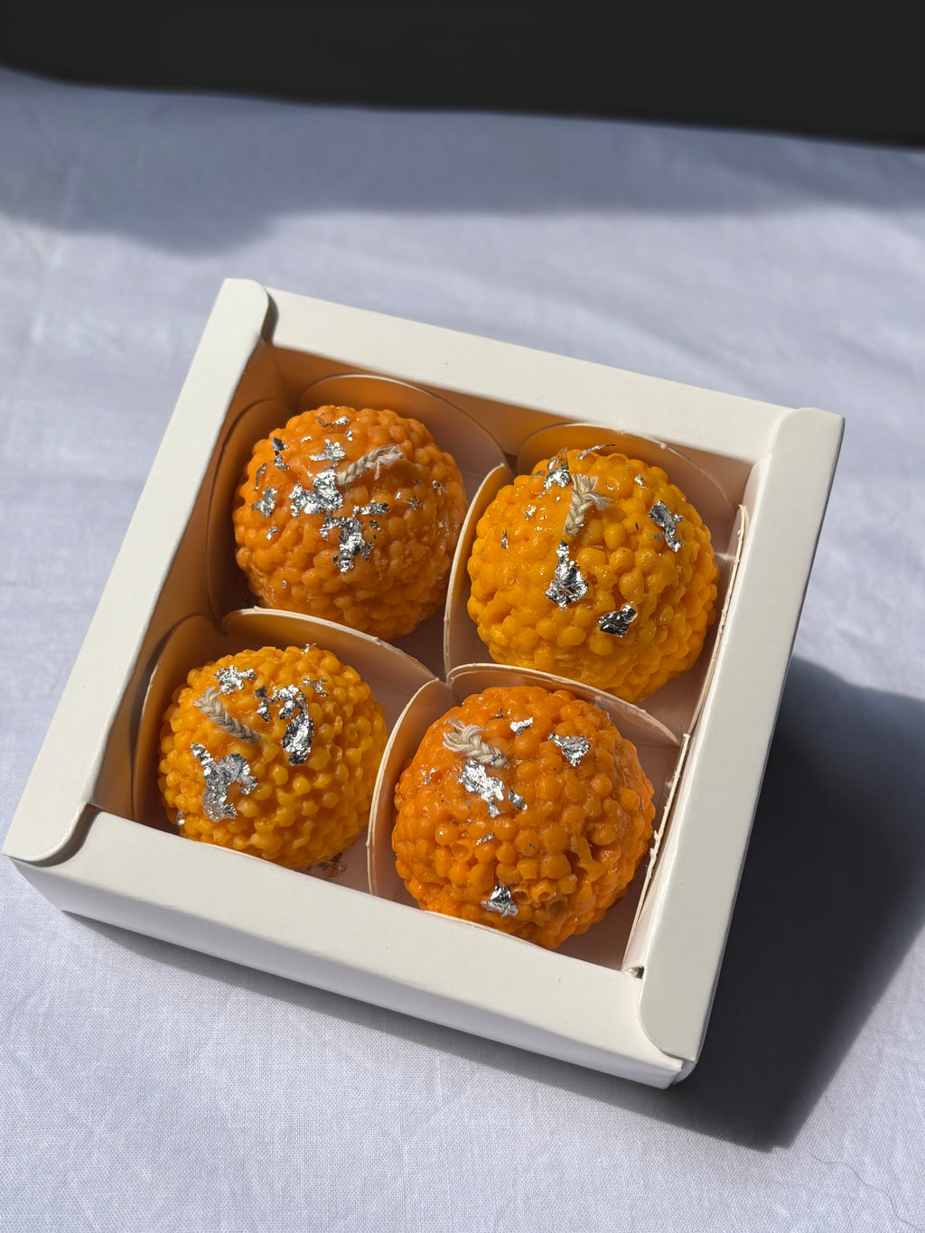 Laddu Candle Set – Citrus Bliss