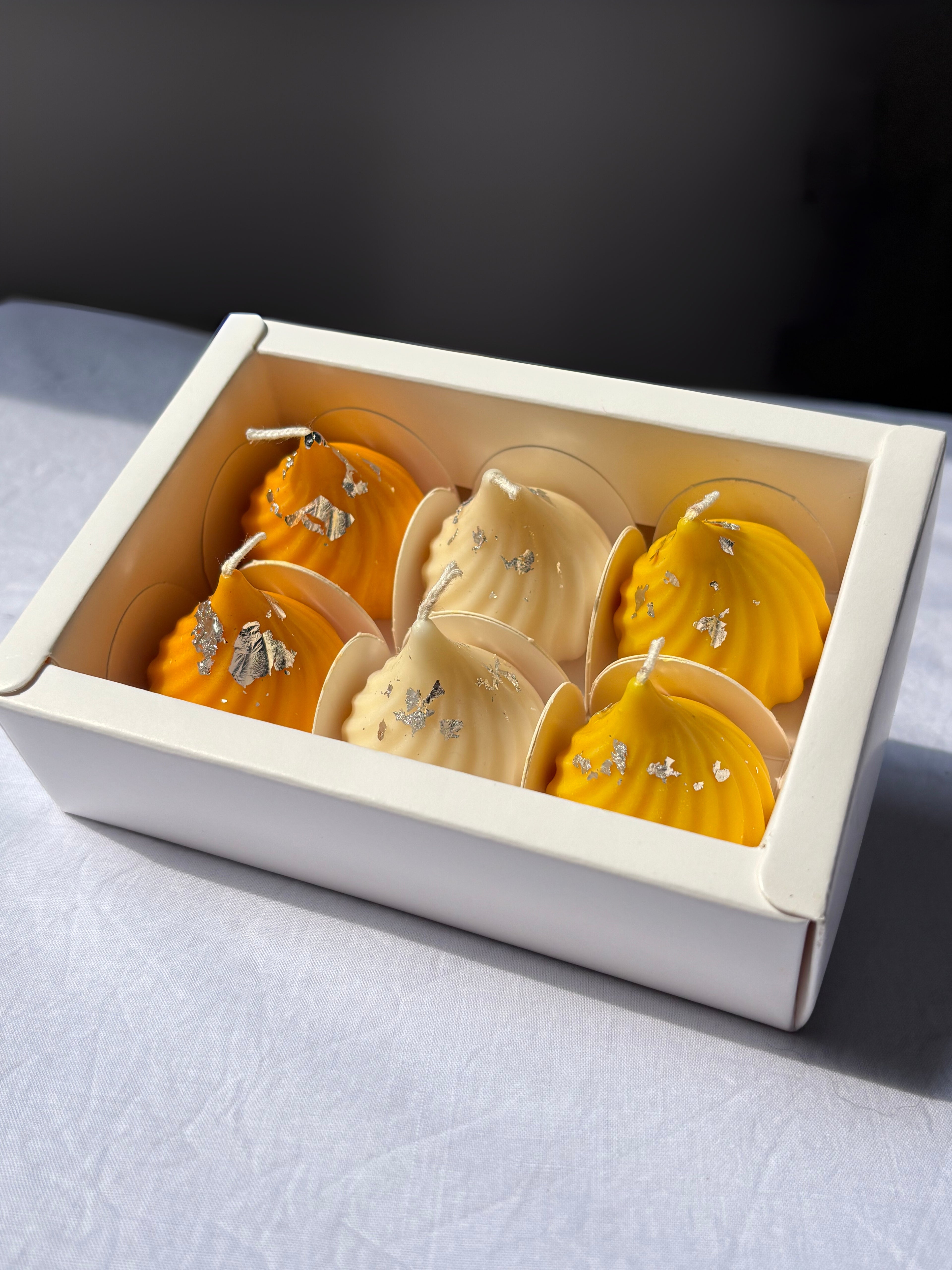 Modak Candle Set – Divine Glow (Set of 6)